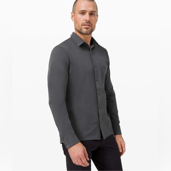 Lululemon Commission Long Sleeve Button Down *Qwick Oxford - Picture 2 of 6